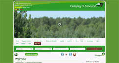 Desktop Screenshot of campingelconcurso.com